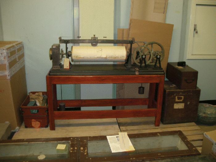 This includes the original Cary Porter gauge from 1915, still operable (above, photo Les Bradley).
