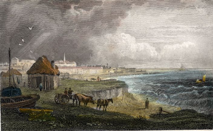 H Gastineau, view of Penzance from the Newlyn end of Wherrytown